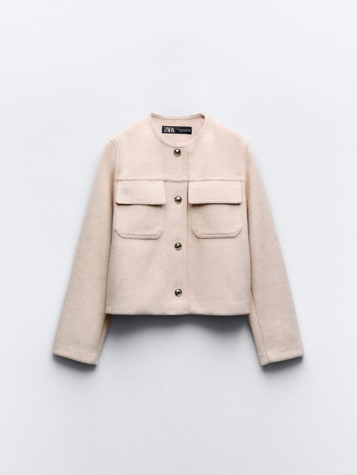 Zip Back Tube Denim Top